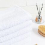Полотенце махровое 50х90, арт. 50-90 BS, 460 гр/м2, 024-белый
